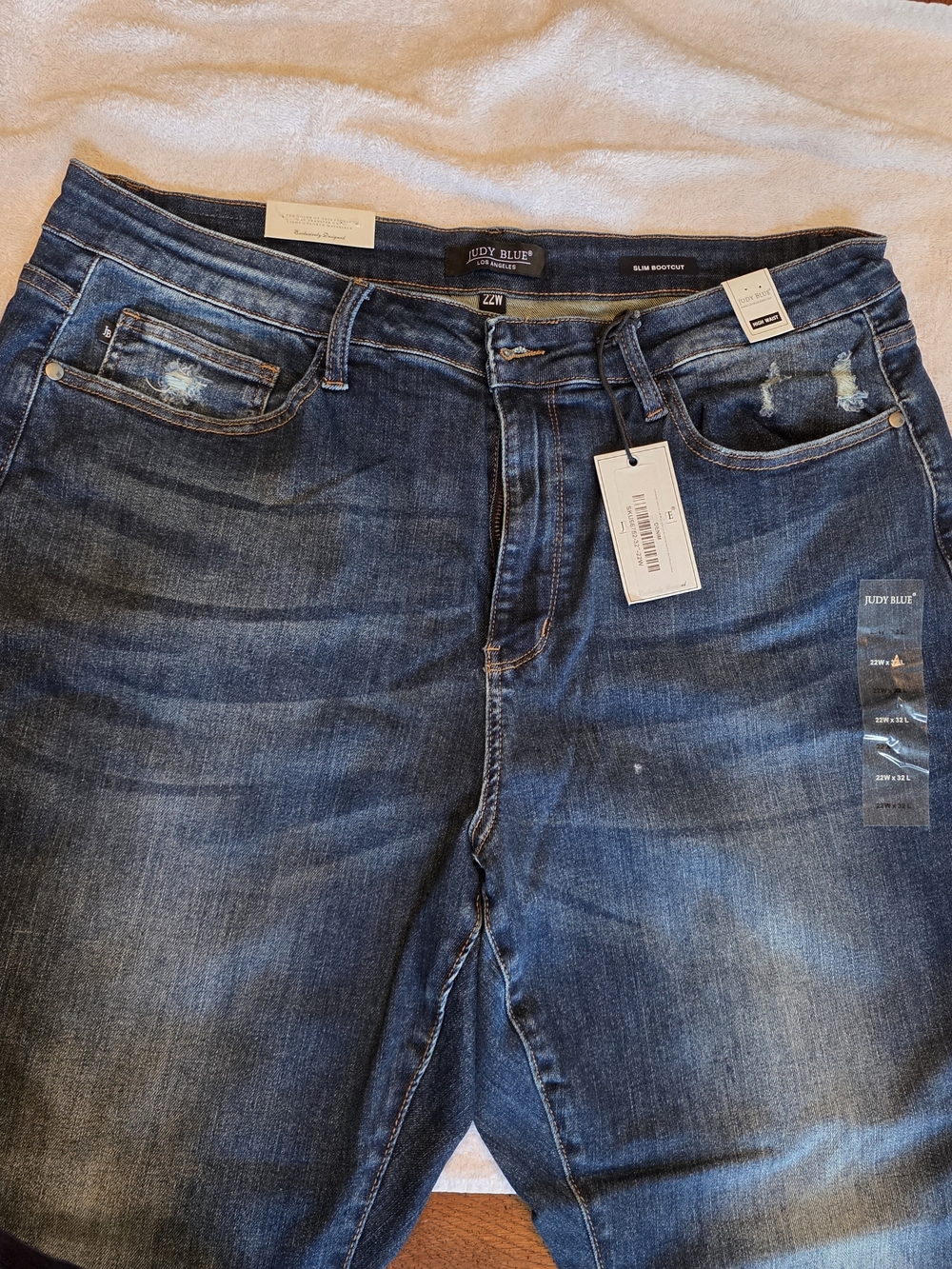 Judy Blue Dark Wash Skinny Bootcut Jeans